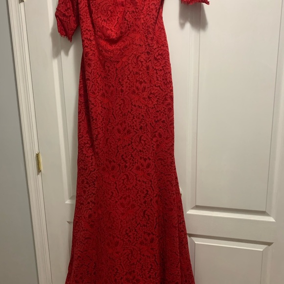Red Formal Gown Wedding Dress - Picture 3 of 5